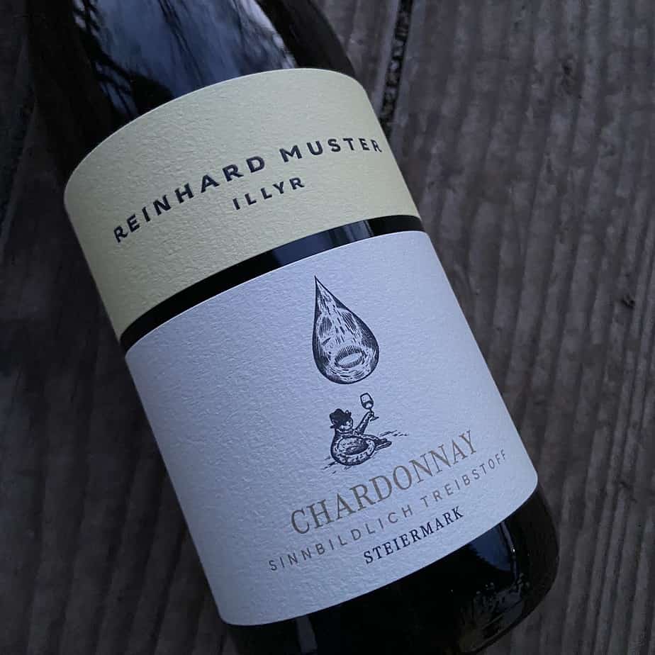 Weinflasche Chardonnay vom Weingut Muster-Gamlitz